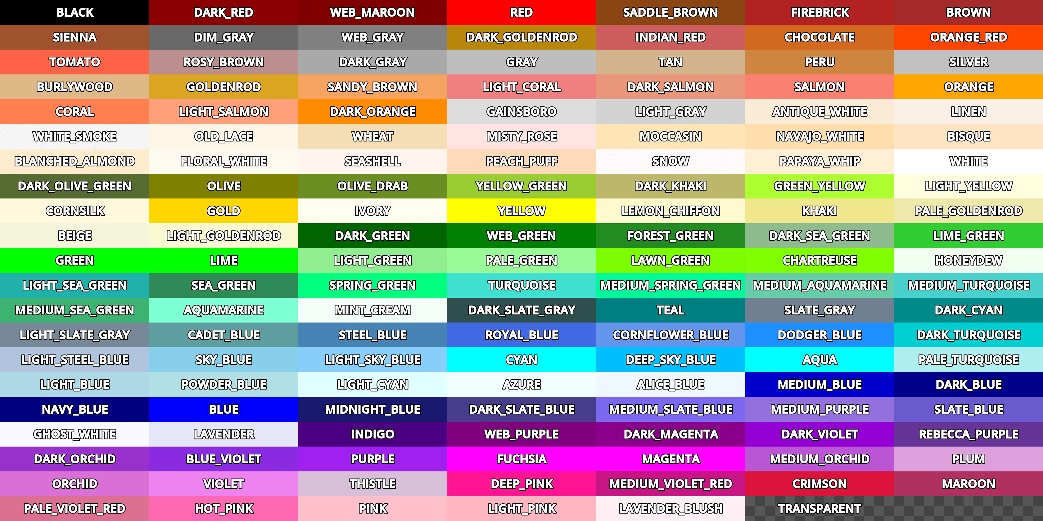 color constants color constants